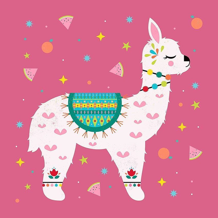 Cute Llama Top Cute Llama Backgrounds [1000x1000] for your , Mobile & Tablet, kawaii llama HD phone wallpaper