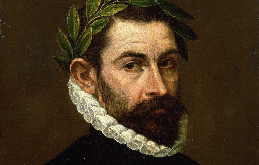 El Greco, Laurel wreath, Portrait of the Poet Alonso zúñiga and Ercilia , section живопись HD wallpaper