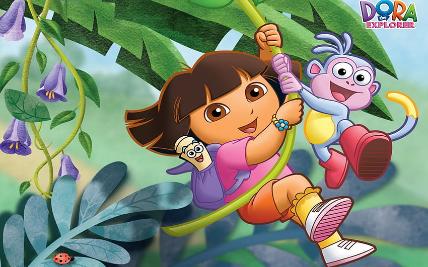 Dora die Entdeckerin, Diego und Dora HD-Hintergrundbild
