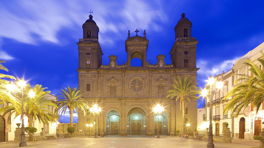 Religious : View of Las Palmas de Gran Canaria HD wallpaper