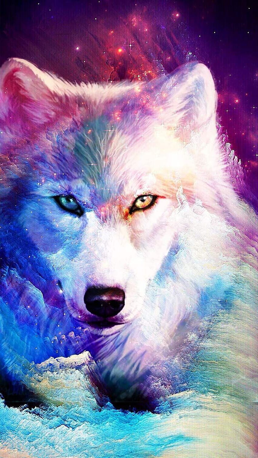Anime Wolf Phone Wallpapers  Wolfwallpaperspro  Ice wolf wallpaper  Fantasy wolf Galaxy wolf