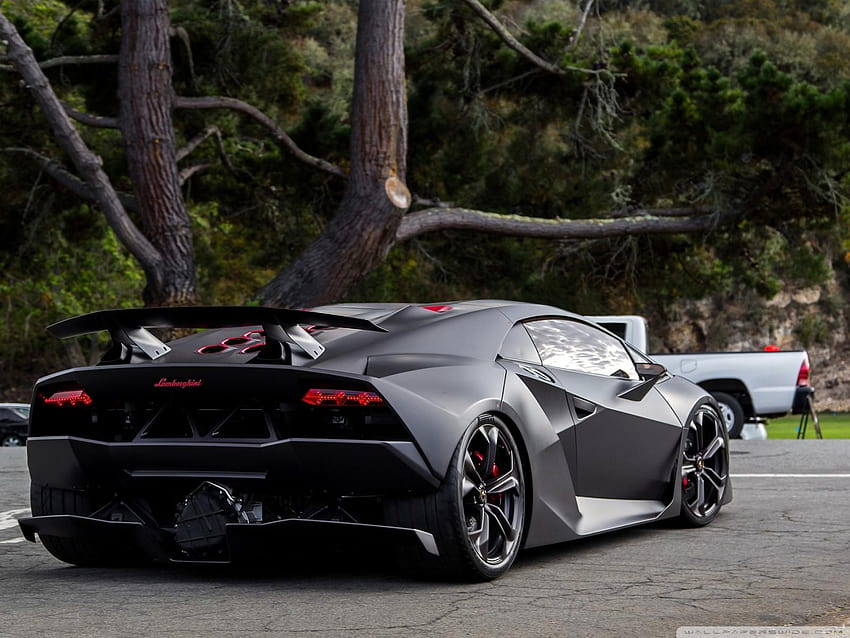 Lamborghini Veneno Siyah Spor Araba PC, siyah spor araba HD duvar kağıdı