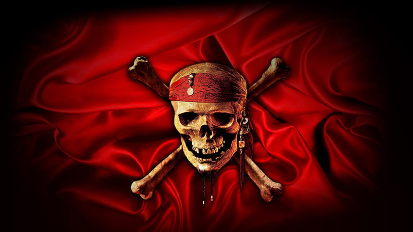 Film Pirati dei Caraibi: Ai Confini del Mondo Skull Crossbones, teschio e ossa incrociate Sfondo HD