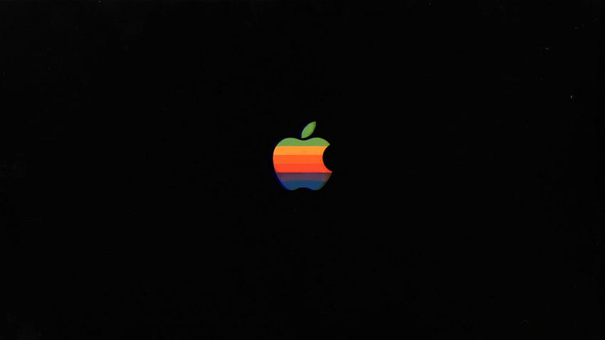 Retro apple mac 80&classic vintage green yellow orange blue, mac vintage HD wallpaper