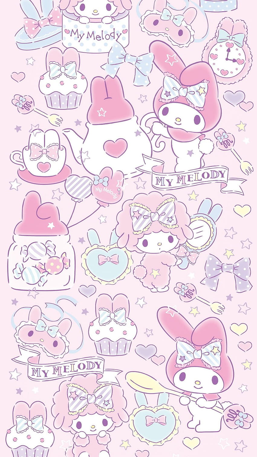 My Melody on Dog, my melody iphone HD phone wallpaper