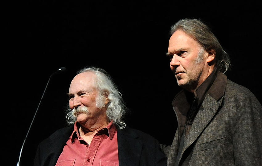 David Crosby mówi, że jest nim były kolega z zespołu, Neil Young Tapeta HD