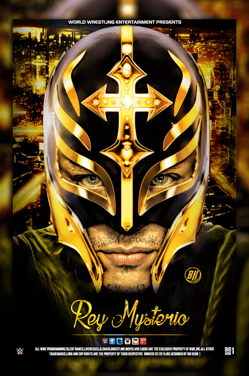 Rey Mysterio Poster by BigHero1 HD phone wallpaper