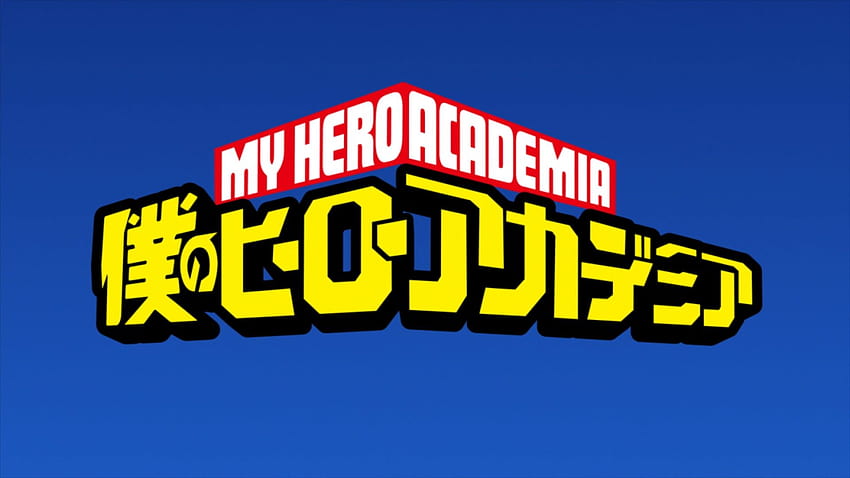 Boku no Hero Academia – 89 – Curiosidad aleatoria en 2021, logotipo de mha fondo de pantalla