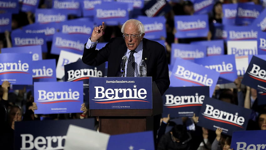 Bernie Sanders calls for ‘political revolution’ at Chicago rally, bernie sanders 2020 HD wallpaper