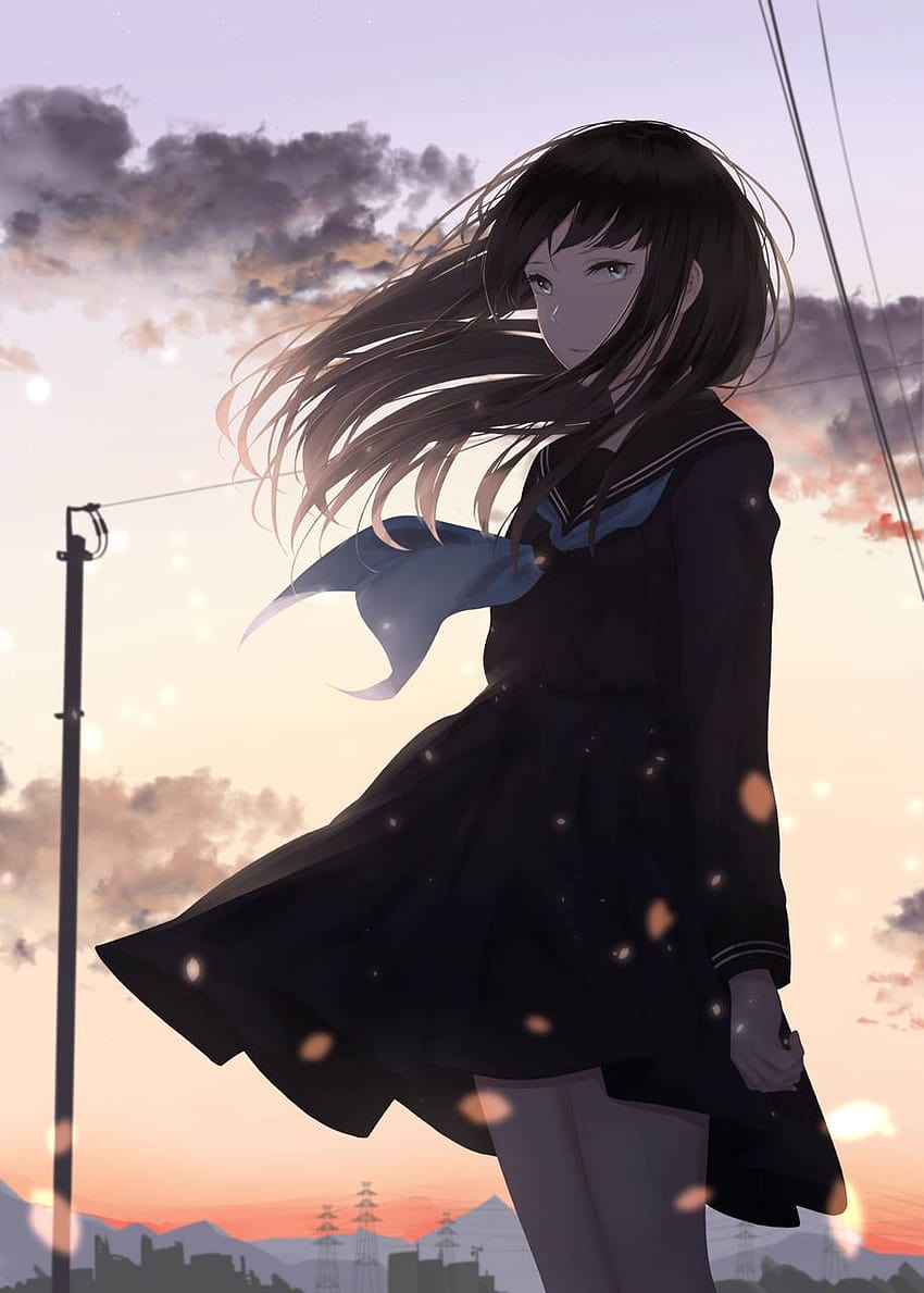 Sad Anime Girl, sad kawaii anime HD phone wallpaper | Pxfuel