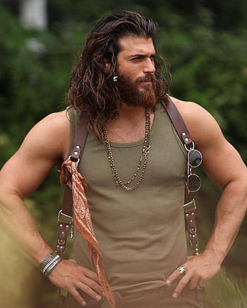 Can Yaman  Gents hair style Mens hairstyles with beard Hair and beard  styles