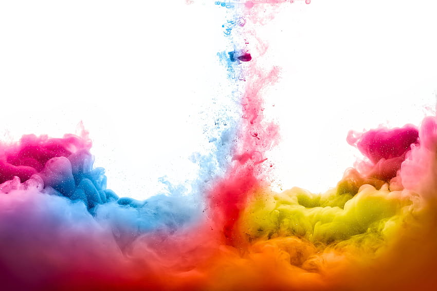 64 Smoke, colorful smoke HD wallpaper