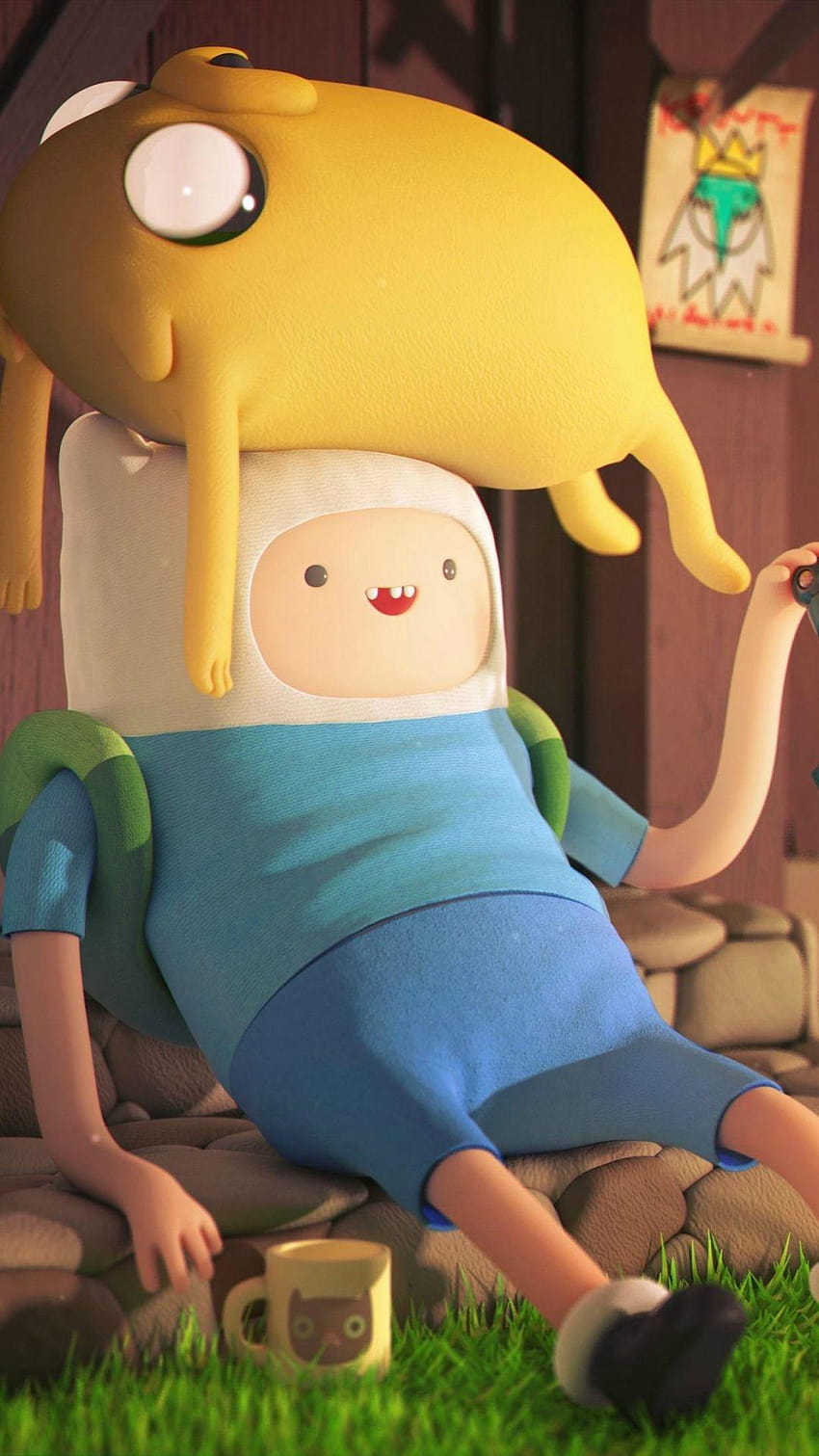 Adventure Time Iphone, Abenteuerzeit-Telefon HD-Handy-Hintergrundbild