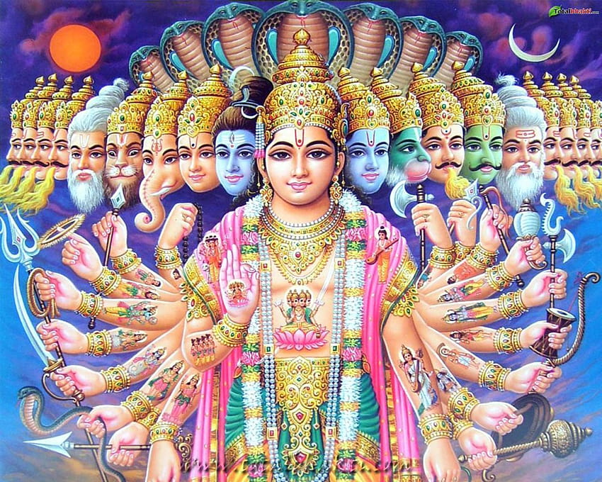 vishnu , Hindu , Lord Vishnu Avatar, blue and HD wallpaper