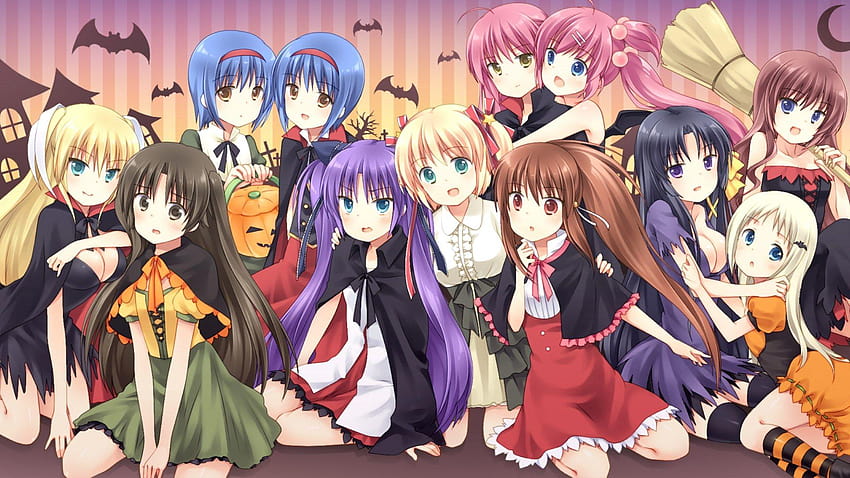 Little Busters! with Halloween, kanokon HD wallpaper