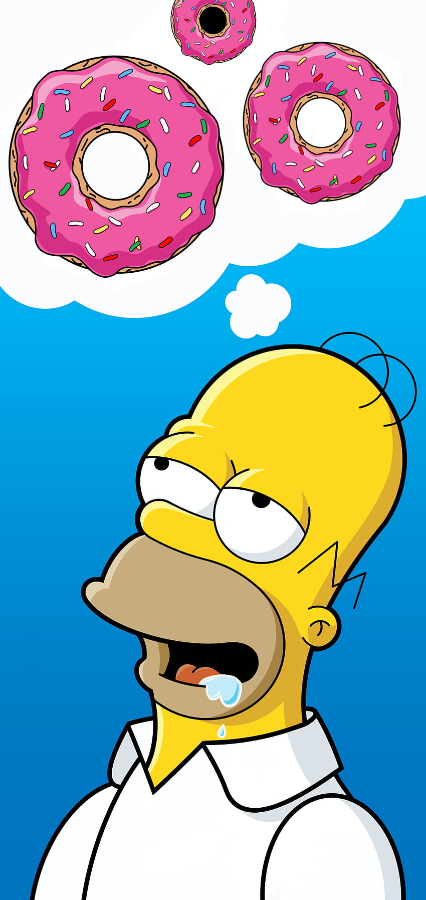 Uwaga 1 Homer Simpsons Pączek : Uwaga 10, galaktyczne pączki Tapeta na telefon HD