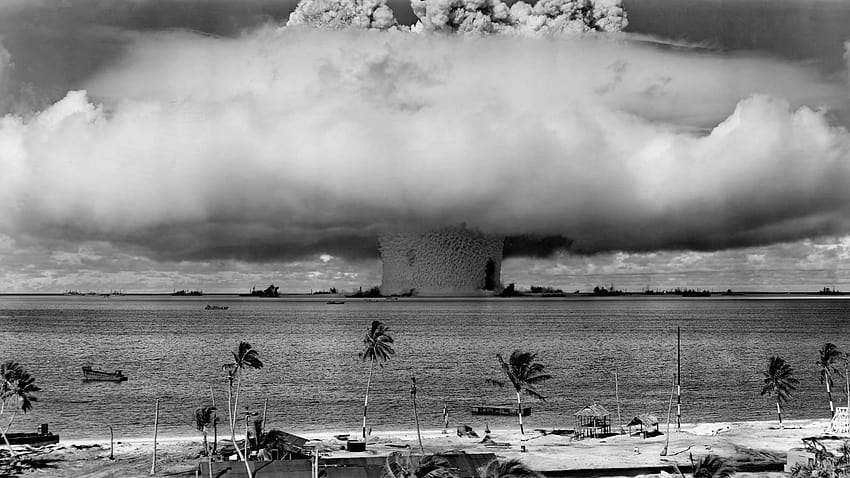 O bombardeio atômico de Hiroshima e Nagasaki e a teoria da guerra justa, bomba atômica papel de parede HD
