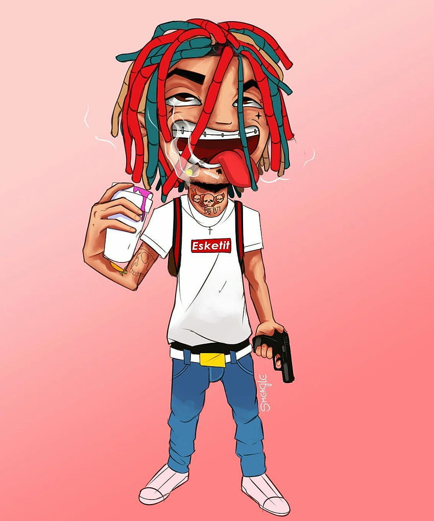 LV X Supreme Cartoon Wallpapers on WallpaperDog