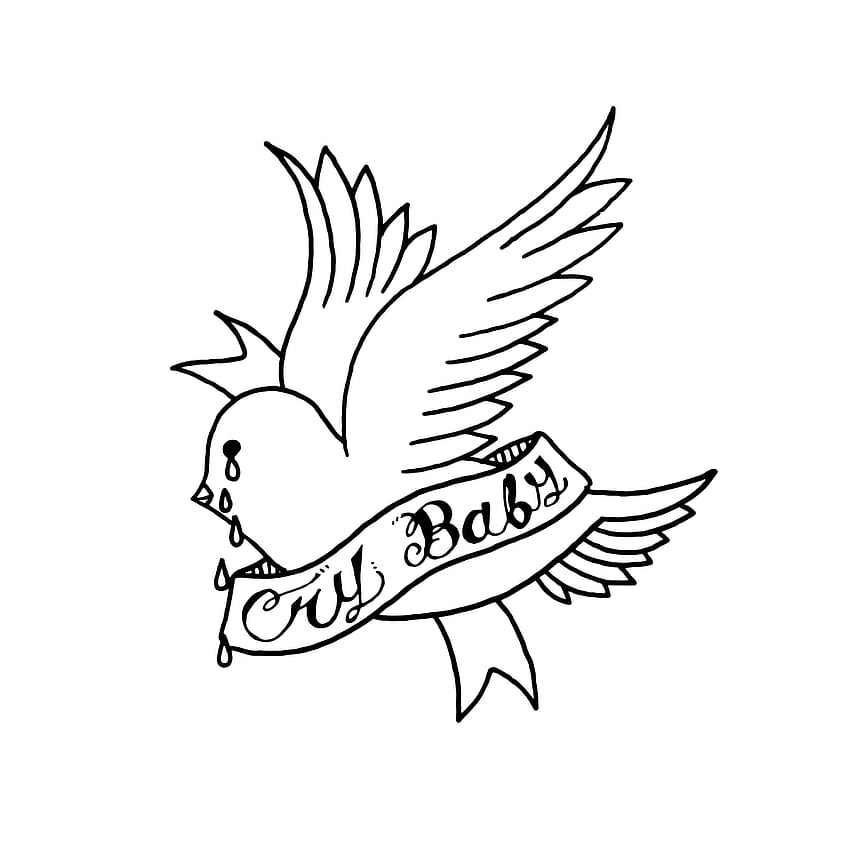 HQ] LIL PEEP 'CRYBABY' ARTWORK BY ME : GothBoiClique, cry baby アルバム HD電話の壁紙