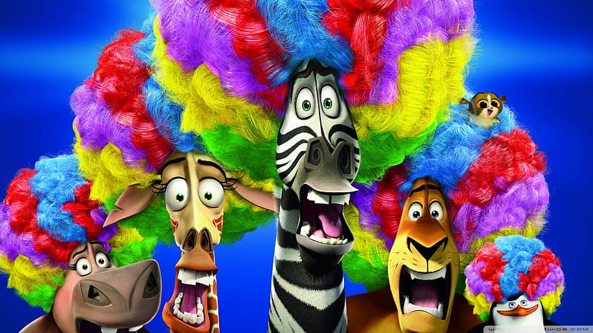 Madagascar 3 Europe's Most Wanted Circus Afro Ultra Backgrounds for U TV : & UltraWide & Laptop : Tablet : Smartphone, circus movies HD wallpaper