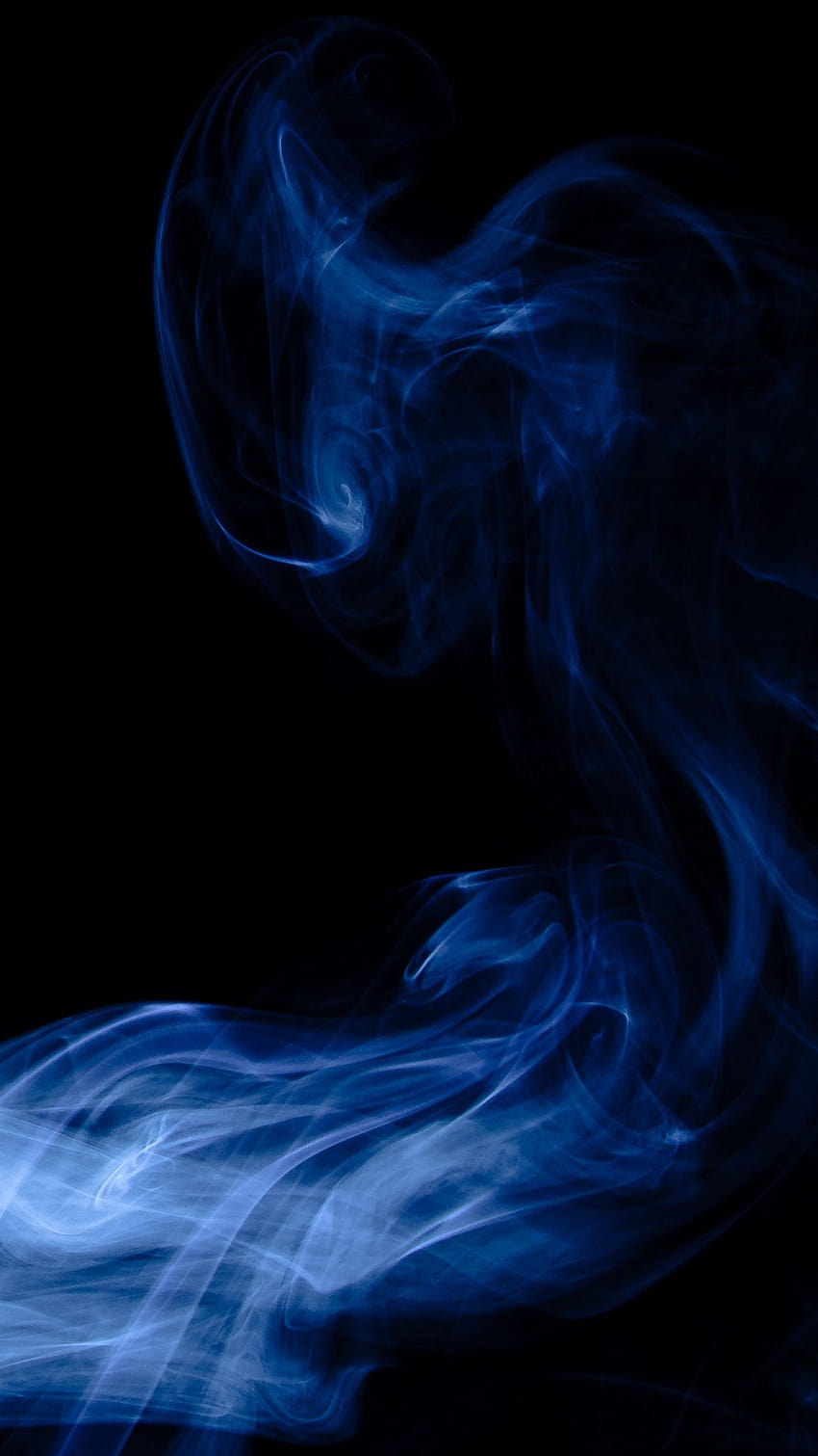Humo, Sudario, Oscuro, Azul, Negro, humo negro y azul fondo de pantalla del teléfono