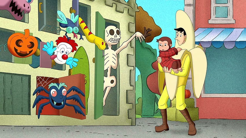 WGBH, curious george a halloween boo fest HD wallpaper