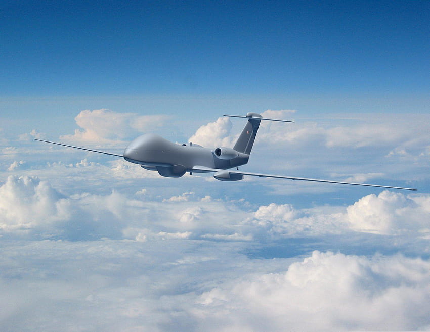UAV, unbemanntes Luftfahrzeug HD-Hintergrundbild