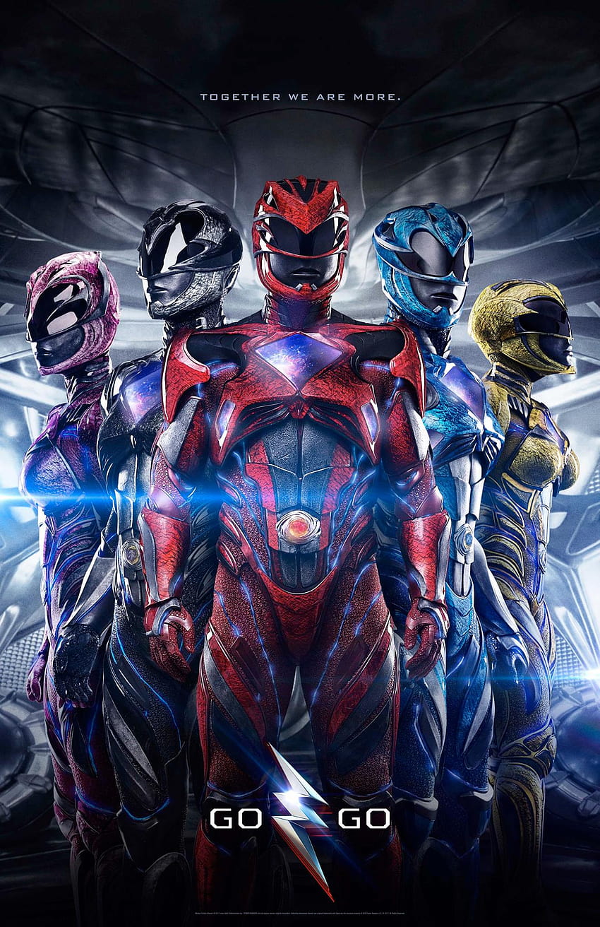 All Heroes In New Power Rangers Movie Poster, power rangers heroes HD phone wallpaper