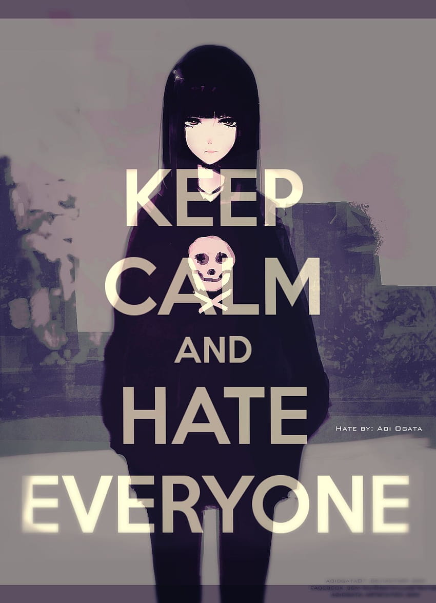 I Hate Everyone iPhone Wallpaper - iPhone Wallpapers