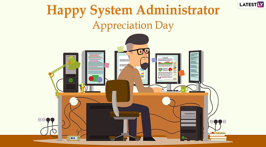 System Administrator Appreciation Day 2020 & for Online: Wish Happy SysAdmin HD wallpaper