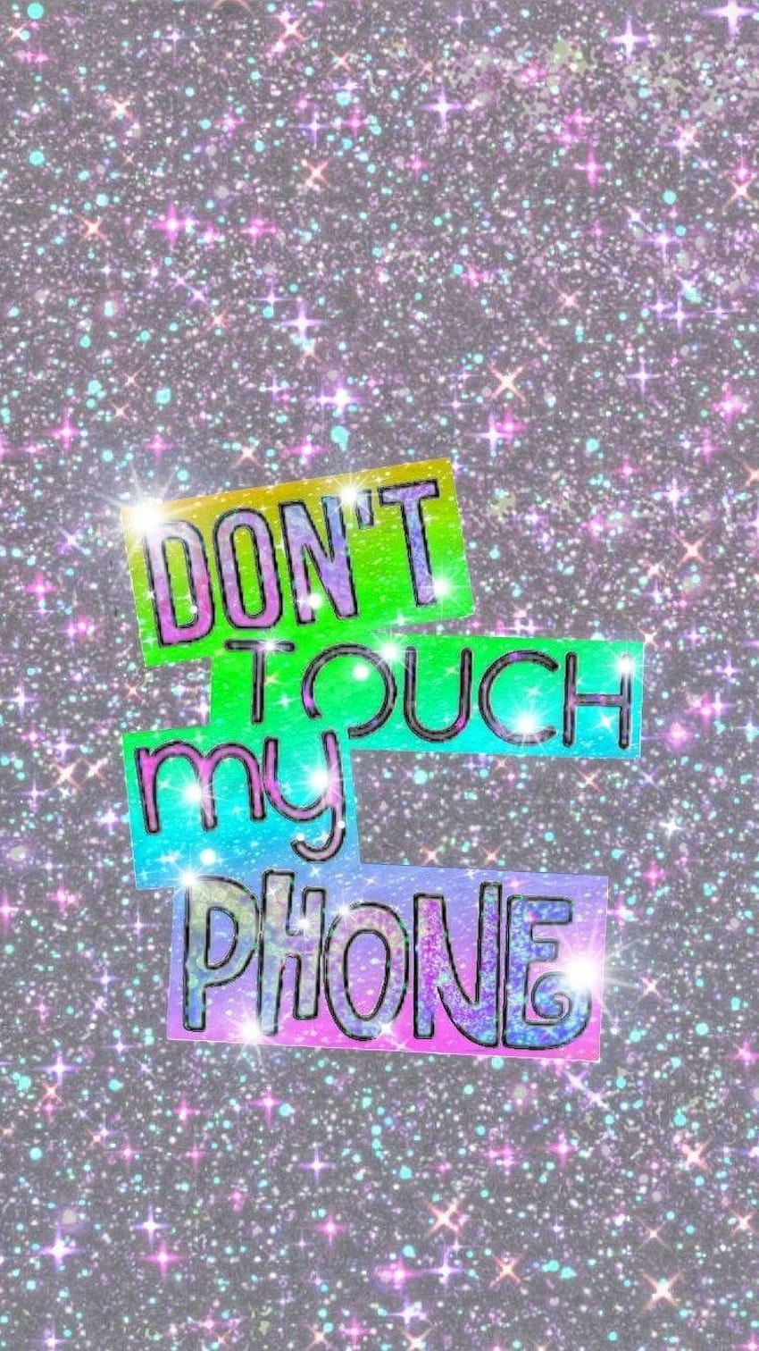 Don't Touch My Phone, made by me, mobile dont touch my phone HD phone  wallpaper | Pxfuel
