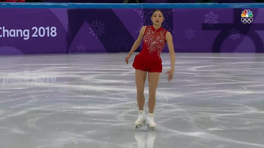 Mirai Nagasu ist die erste US-Frau, die einen dreifachen Axel bei den Olympischen Spielen landet, Mirai Nagusa HD-Hintergrundbild