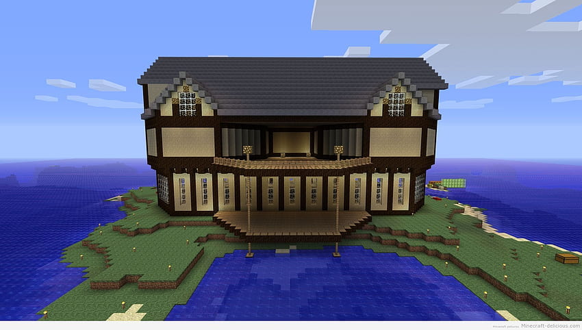 멋진 Minecraft Houses Xbox 4 HD 월페이퍼
