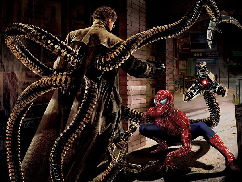 Spiderman contra el doctor pulpo fondo de pantalla | Pxfuel