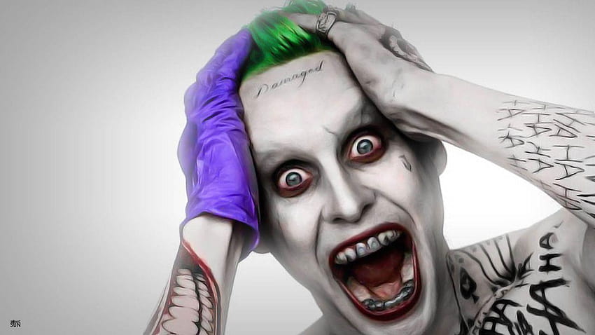 ของ Jared Leto&Joker ในปี 2016 & “Suicide... ทีมฆ่าตัวตายโจ๊กเกอร์ วอลล์เปเปอร์ HD