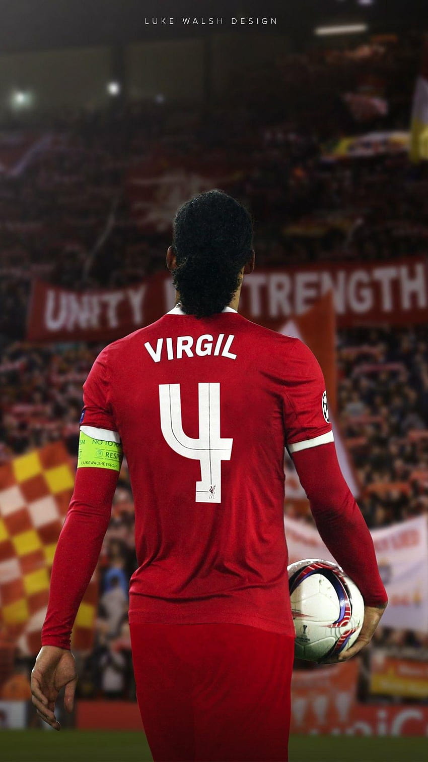 Virgil van Dijk Liverpool Tapeta na telefon HD