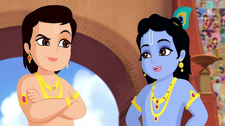 Studio di animazione leader in India, creatori di Golmaal Jr., Little Singham, serie TV di animazione di Krishna Aur Kans Sfondo HD