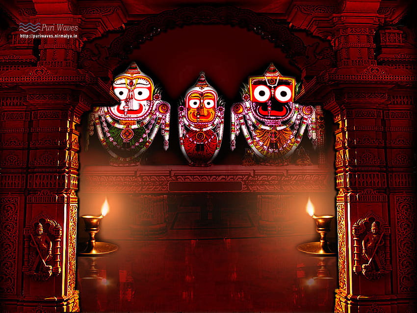 Penuh Tuhan Jagannath, jagannath puri Wallpaper HD