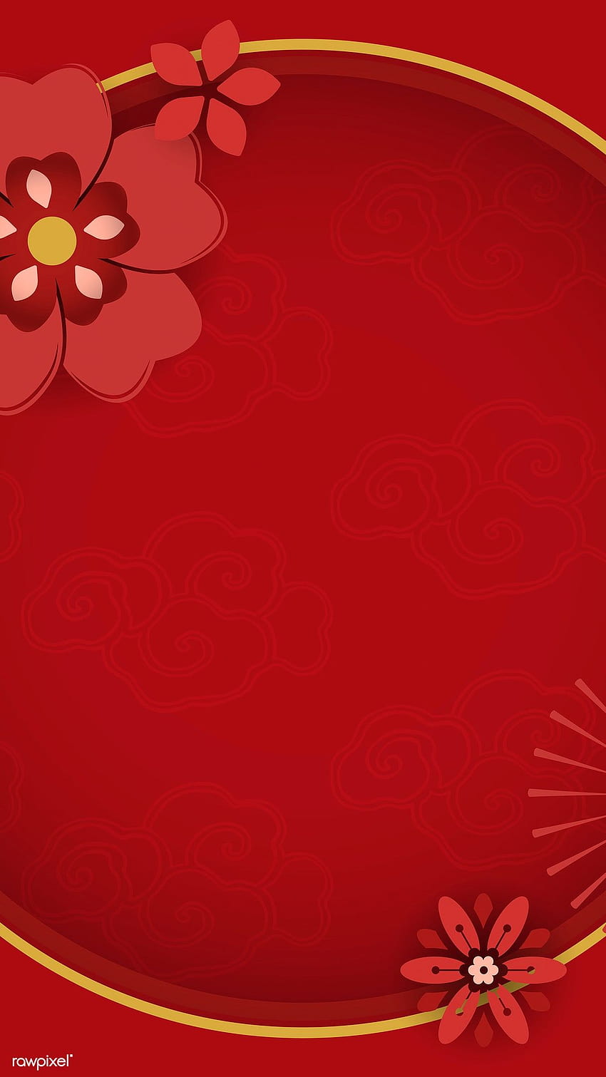 Happy Chinese New Year 2020 phone backgrounds vector, phone chinese new year HD phone wallpaper