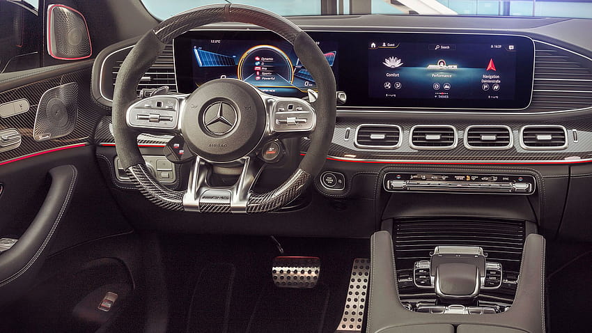 Mercedes AMG GLE 63 S Coupe 2021 Interior HD wallpaper