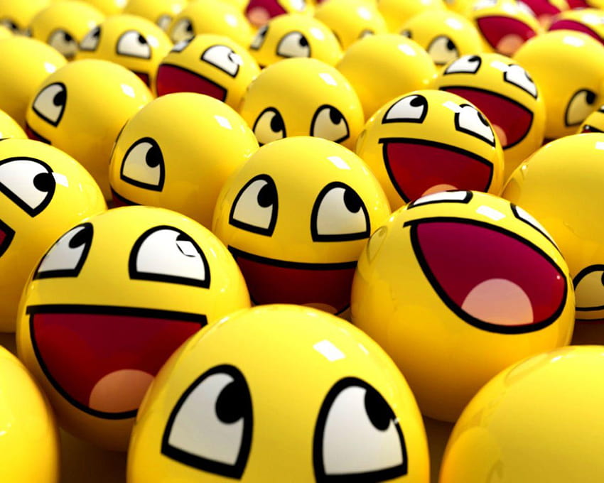 Just Smile Funny HD wallpaper