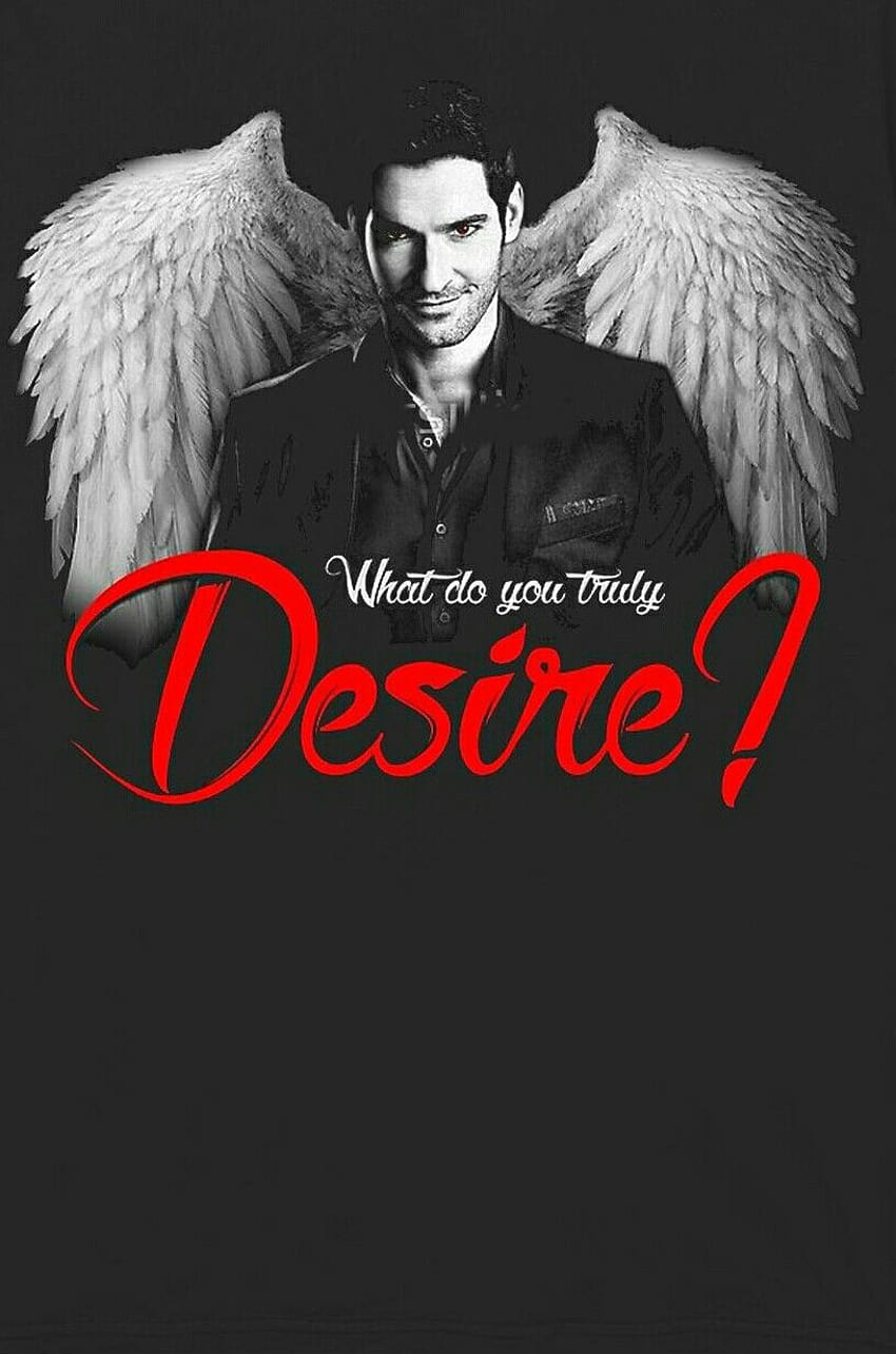 what do you truly desire?, lucifer quotes HD phone wallpaper