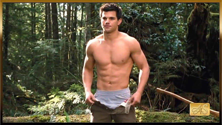 Taylor Lautner sem camisa papel de parede HD