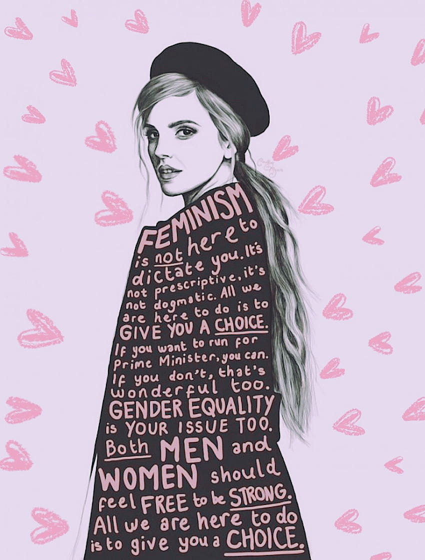 feminista, igualdad de genero fondo de pantalla del teléfono