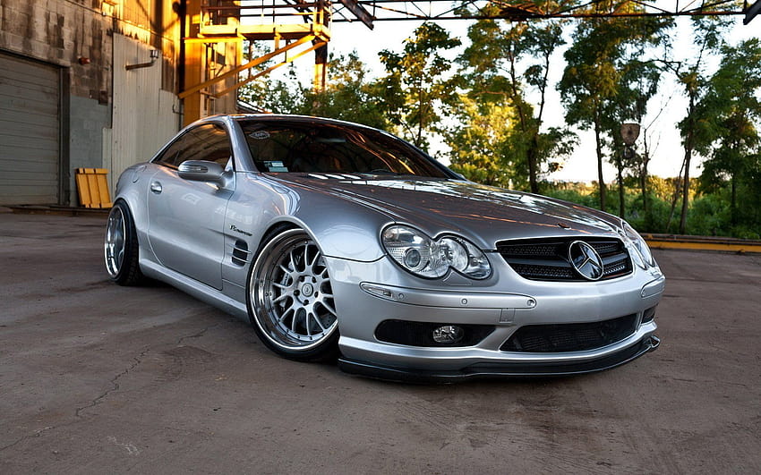 Silver Mercedes, mercedes sl HD wallpaper | Pxfuel