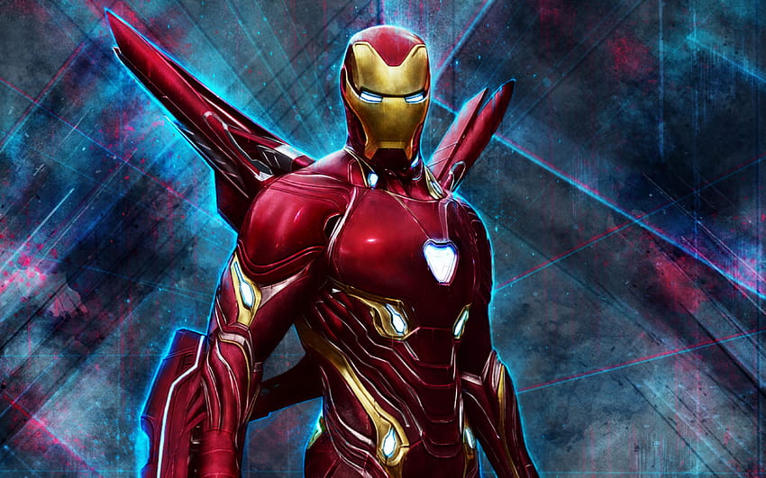 Iron Man Nanotech Suit, iron man suit up HD wallpaper