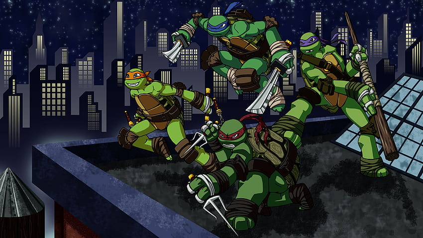 5 TMNT deviantART, Teenage Mutant Ninja Turtles 2012 HD-Hintergrundbild