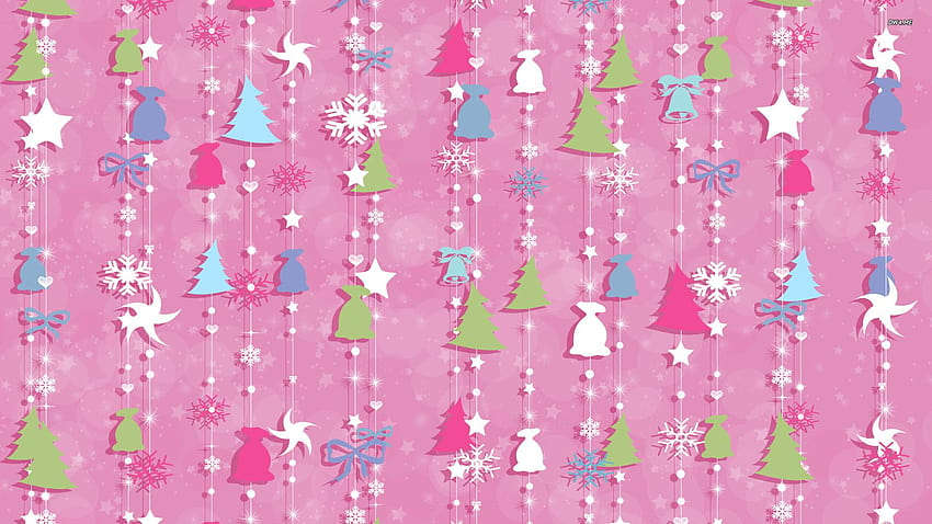 Christmas Pattern, pink christmas HD wallpaper | Pxfuel