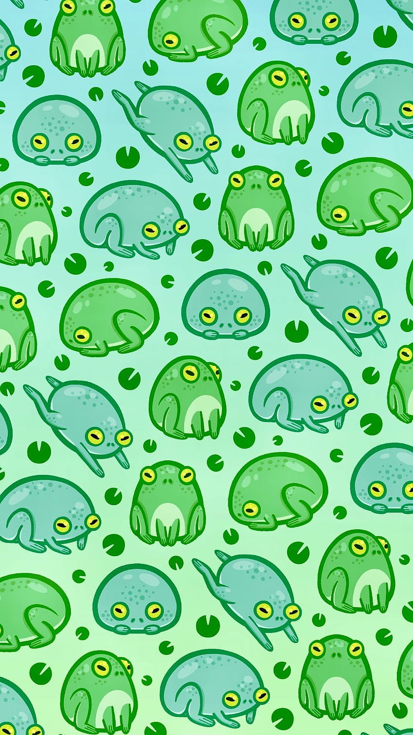 Seamless Pattern Cartoon Frog Cute Wallpaper for Kids Gift Wrap Paper  Stock Vector  Illustration of cartoon vector 254616247