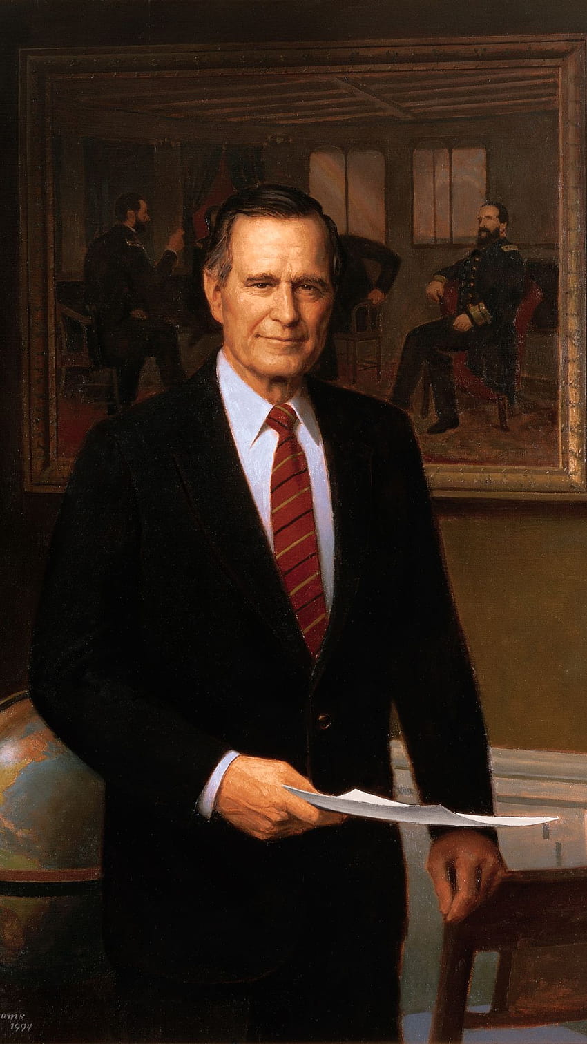 Portraits George H W Bush MowryJournalcom [2413x3000] for your , Mobile & Tablet HD phone wallpaper